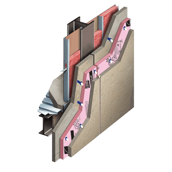 Precast Concrete Walls With Xps Insulation Core Layer And Thermomass Connectors Owens Corning Enclosure Solutions