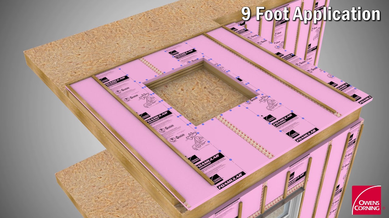 Owens Corning FOAMULAR 250 X 48 X R-10 Scored Squared Edge, 55% OFF