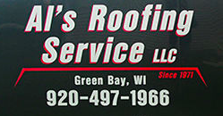 Al's Roofing Service logo