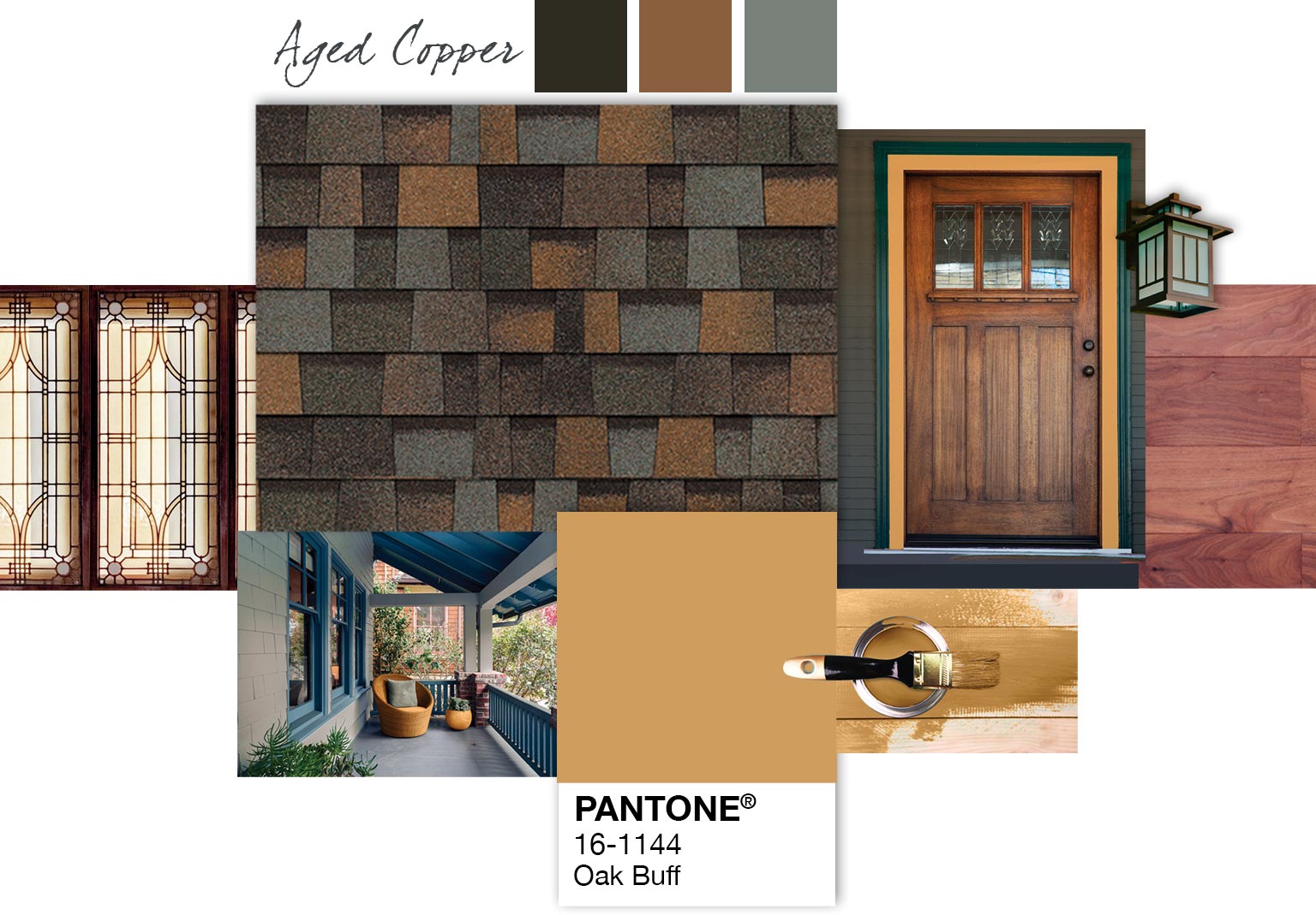 aged copper roof shingles, 2021 shingle color of the year, grapevine pro, owens corning